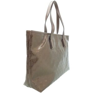 Gucci monogram black coated GG Tote Imprime Bag canvas